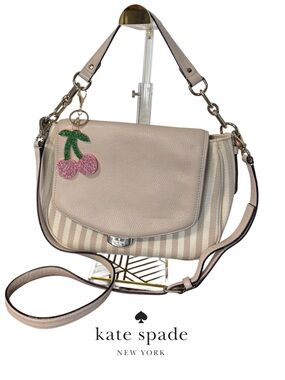 Kate Spade New York Mulberry Street Alicia leather handbag w/ crossbody strap